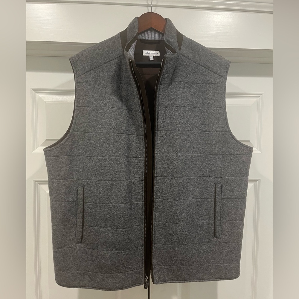 Peter Millar Crown Flex 100% wool vest.  Size XL
